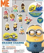 DESPICABLE ME ERASER CHARMS
