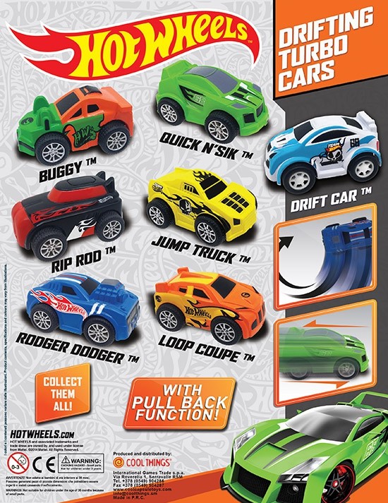 HOT WHEELS DRIFTING CARS