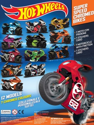 HOT WHEELS SUPERSPEED CHROMED BIKES