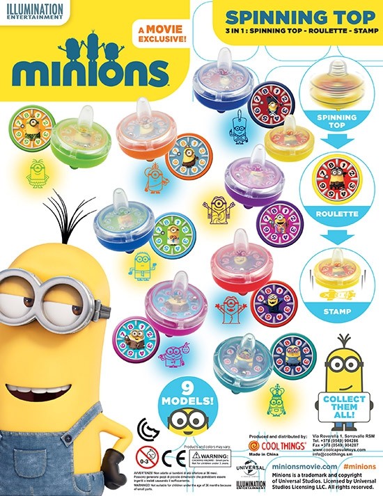 MINION SPINNING TOP