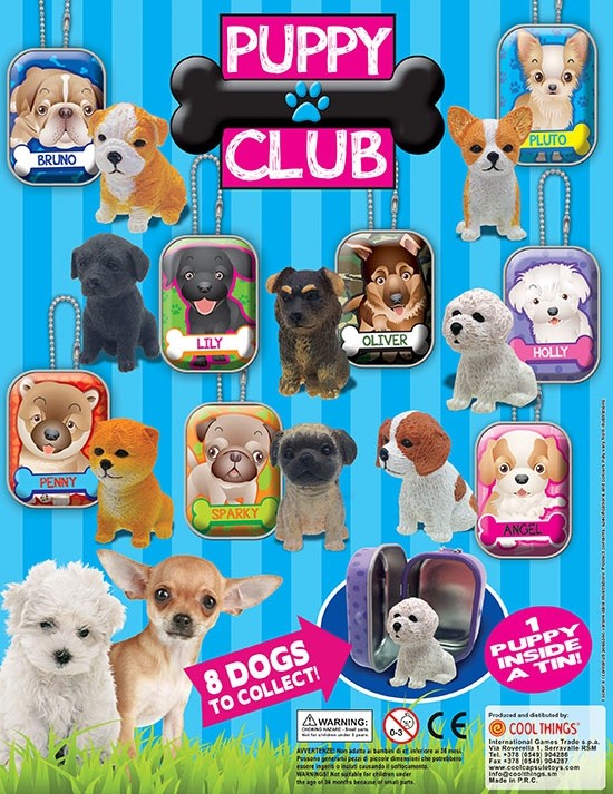 PUPPY CLUB TIN BOX
