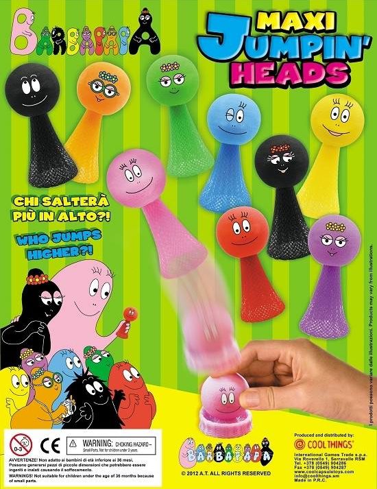 BARBAPAPA’ JUMPING HEAD 100 MM