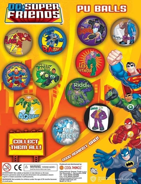 DC SUPERFRIENDS PU BALLS